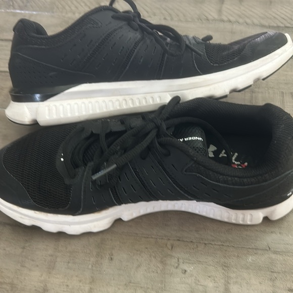UNDER ARMOUR MICRO G Sneakers SPEED SWIFT I WILL Lightweight Black/White size 8 - Picture 2 of 10